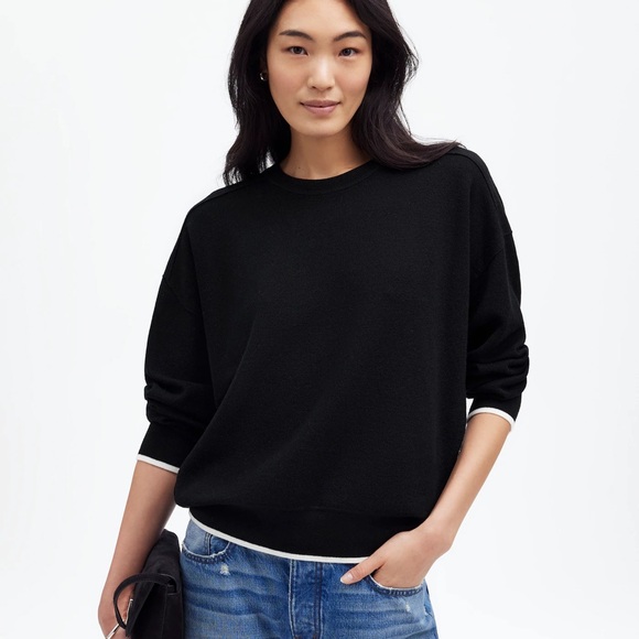 NWT Madewell Merino Wool Pullover Sweater - Picture 1 of 6